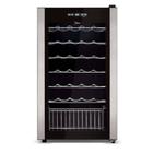 Adega Climatizada de Vinhos Midea 34 Garrafas com Painel Touch 220V Preto - WBB342