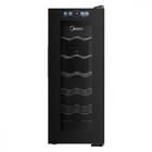 Adega Climatizada Midea De Vinho 12 Garrafas com Painel Touch Bivolt