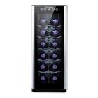 Adega de Vinho Climatizada Electrolux 12 garrafas Uma Porta Preto com Acabamento em AlumínioEscovado ACB12 Bivolt