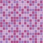 Adesivo Azulejo Pastilhas Em Tons De Rosa E Branco Para Cozinha - Papel e Parede