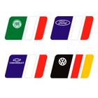 Adesivo Bandeira País Alemanha, Itália, França Ford Fiat Vw