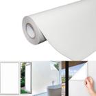 Adesivo Branco Blackout Fosco Porta Vidro Janela 2m x 70cm - BG Adesivos