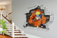 Papel de Parede Adesivo Akatsuki Naruto Nuvem - 3m x 0,48cm