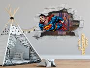Adesivo Buraco de parede Superman