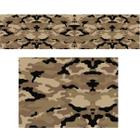 Adesivo Camuflado - Brown Woodland Camoflauge Pattern 200X50