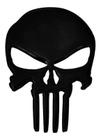 Adesivo Caveira Justiceiro Punisher Preto Para Enfeite