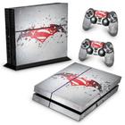 Adesivo Compatível PS4 Fat Skin - Batman Vs Superman Logo