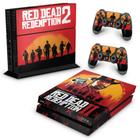 Adesivo Compatível PS4 Fat Skin - Red Dead Redemption 2