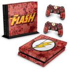 Adesivo Compatível PS4 Fat Skin - The Flash Comics