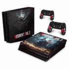 Adesivo Compatível PS4 Pro Skin - Resident Evil 2 Remake