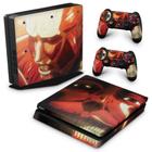 Adesivo Compatível PS4 Slim Skin - Attack On Titan - Shingeki No Kyojin B