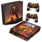 Adesivo Compatível PS4 Slim Skin - Doom Eternal