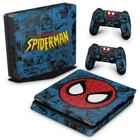 Adesivo Compatível PS4 Slim Skin - Homem-Aranha Spider-Man Comics