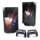 Adesivo Compatível PS5 Playstation 5 Skin - Abstrato 90