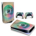 Adesivo Compatível PS5 Playstation 5 Skin Horizontal - Abstrato 89