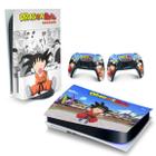 Adesivo Compatível PS5 Playstation 5 Skin Horizontal - Dragon Ball