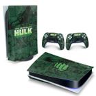 Adesivo Compatível PS5 Playstation 5 Skin Horizontal - Hulk Comics