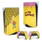 Adesivo Compatível PS5 Playstation 5 Skin - The Simpsons