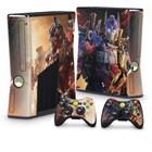 Adesivo Compatível Xbox 360 Slim Skin - Transformers Revenge Of The Fallen