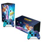 Adesivo Compatível Xbox Series X Horizontal Skin - Crash Bandicoot 4