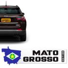 Adesivo Cromado Resinado Mato Grosso Edition Universal