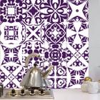 Adesivo de Azulejo Roxo Távora 10x10 cm com 100un - Quartinhos