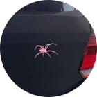 Adesivo de Carro Aranha Viúva Negra - Cor Rosa Claro