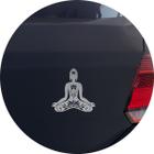 Adesivo de Carro Canais de Chakra Meditação Zen - Cor Laranja