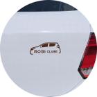 Adesivo de Carro Clube Do Carro Fiat Mobi - Cor Marrom