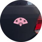 Adesivo de Carro Criança Fada Oferecendo Flor - Cor Rosa Claro