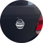 Adesivo de Carro Cupcake - Cor Azul