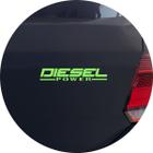 Adesivo de Carro Diesel Power - Cor Verde Claro