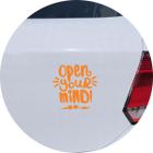 Adesivo de Carro Frase Abra sua Mente! Open Your Mind!