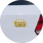 Adesivo de Carro Jeep Girl Garota Jeep - Cor Dourado