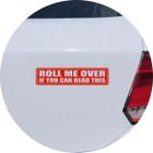 Adesivo de Carro Jipeiro Roll Me Over If You Can Read This