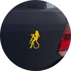 Adesivo de Carro Mulher Diabinha Sexy She Devil - Cor Amarelo