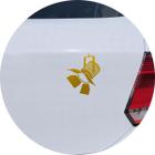 Adesivo de Carro Refletor de Luz Iluminação - Cor Dourado