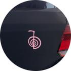 Adesivo de Carro Simbolo Reiki Cho-ku-rei - Cor Rosa Claro