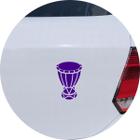 Adesivo de Carro Tambor Atabaque Percussão - Cor Roxo