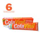 Adesivo de Contato Colagem Pvc Flexível Cola Vinil 12 Unidades 75g cada - BRASCOLA