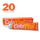 Adesivo de Contato Colagem Pvc Flexível Cola Vinil 20 Unidades 75g cada - BRASCOLA