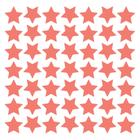 Adesivo de Estrelas em Coral 54un Cobre 4m² - Quartinhos