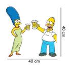 Adesivo De Geladeira Homer E Marge - Lojinha Da Luc