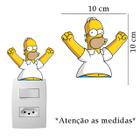 Adesivo de Interruptor Homer Mod05 - Lojinha da Luc Adesivos