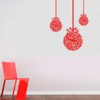 Adesivo De Parede Bolas De Natal 2-Eg 72X100Cm