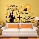 Adesivo de parede com decoração de Halloween DIY Carnival Black
