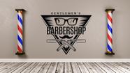 Adesivo de parede decorativo barbearia, cabeleireiro