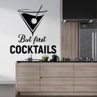 Adesivo de parede decorativo cocktails, drink, bar e bebidas