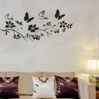 Adesivo De Parede Decorativo Decal Sala Borboletas Em Flores