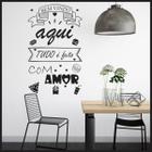 Adesivo De Parede Decorativo Frase Bem Vindo Lanchonete - DEKAL DECOR